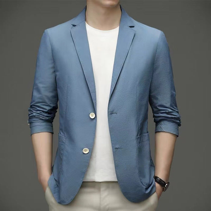 Men Two-Button Blazer