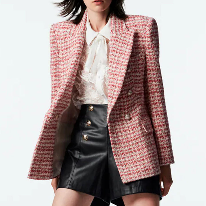 Women Double-Breasted Blazer