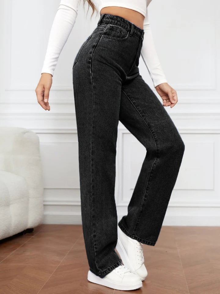 Violet ™ High-Waisted Straight Leg Jeans