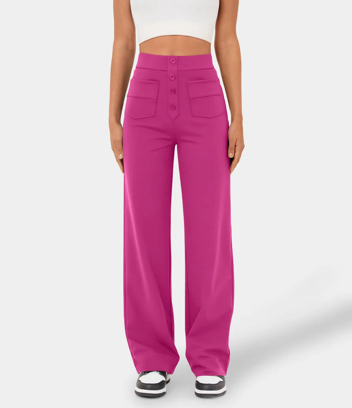 Ella ™ High-Waisted Wide-Leg Trousers