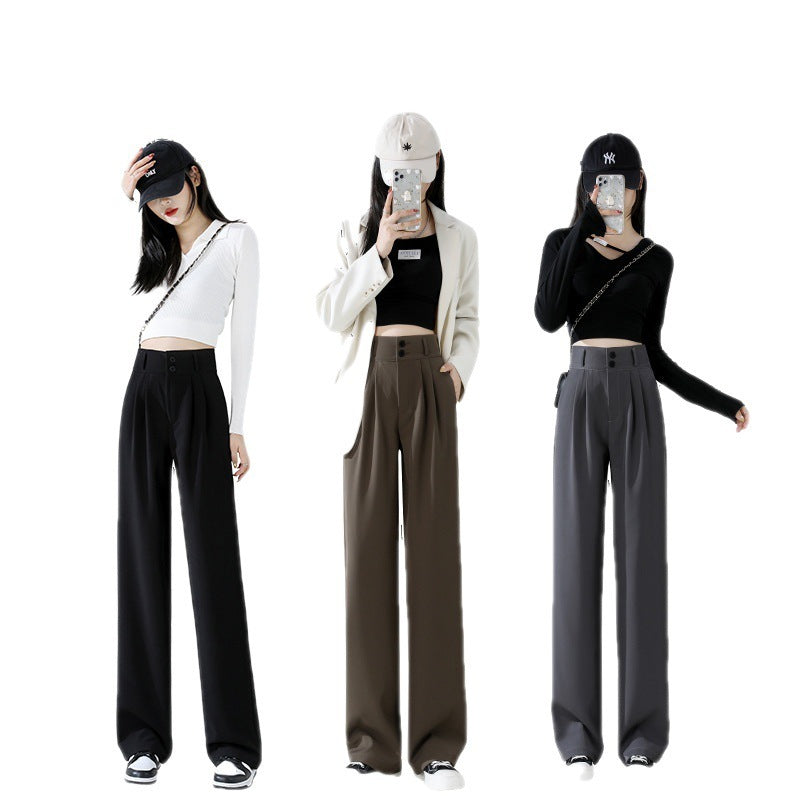 Women High-Waist Trousers