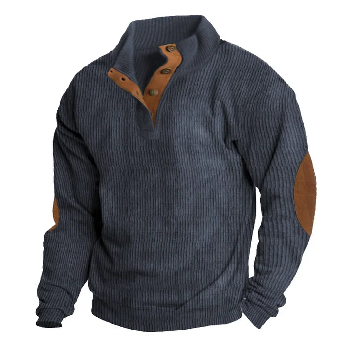 Men's Outdoor Casual Collar Long Sleeve Sweatshirt