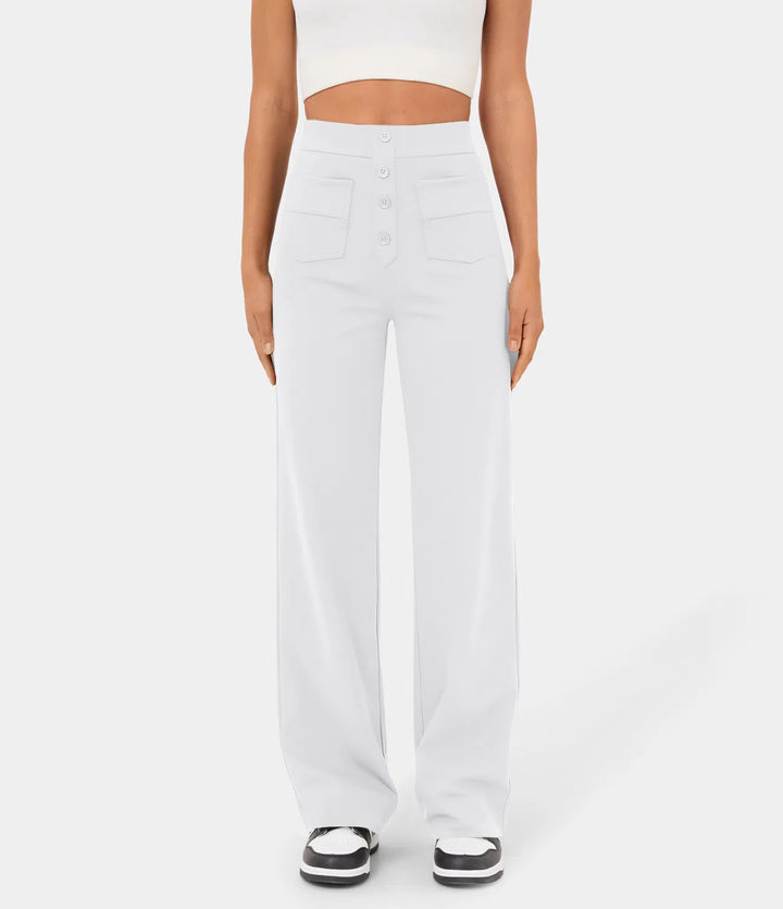 Ella ™ High-Waisted Wide-Leg Trousers