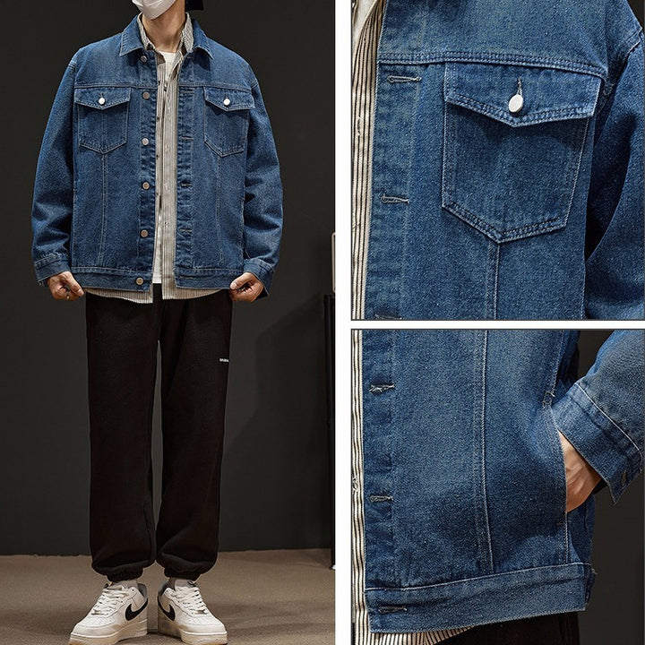 Men Denim Jacket With Pocket