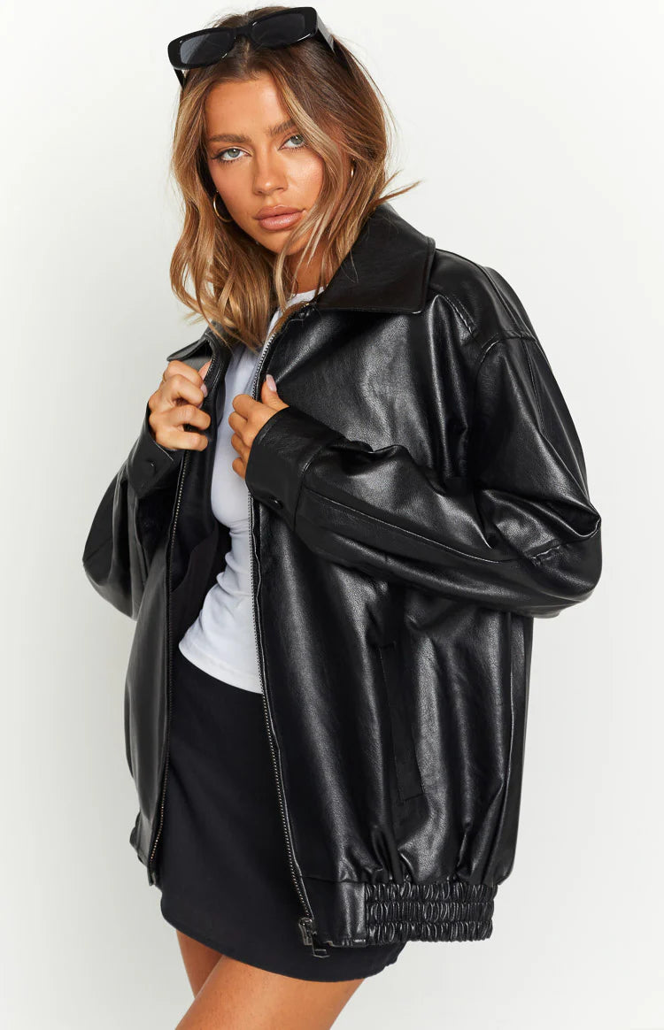 VALENTIN™ VINTAGE  LEATHER BOMBER