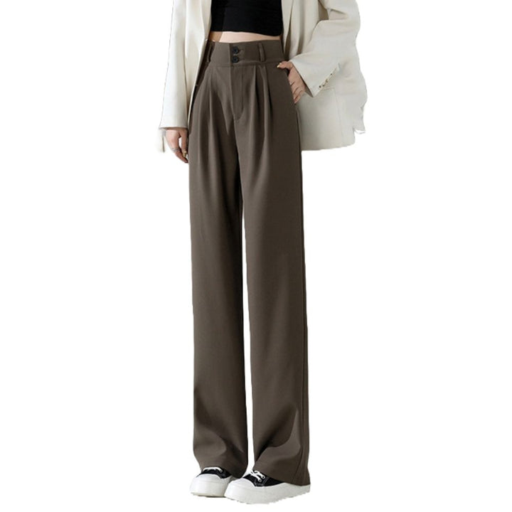 Women High-Waist Trousers