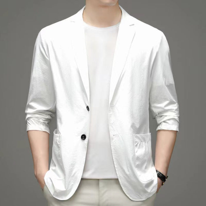 Men Two-Button Blazer