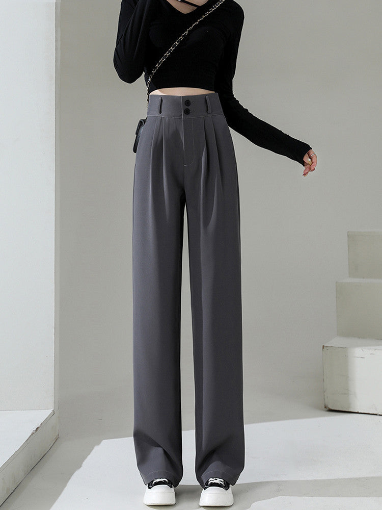 Women High-Waist Trousers