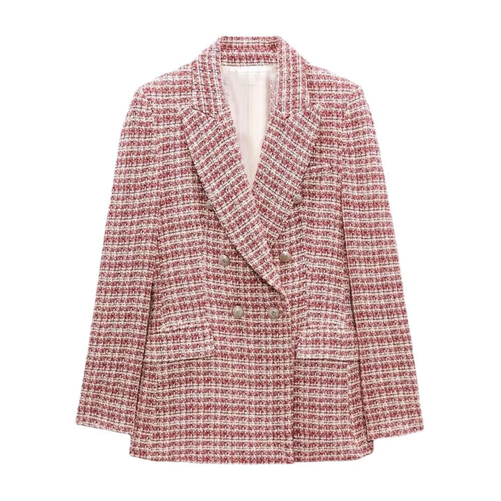 Women Double-Breasted Blazer