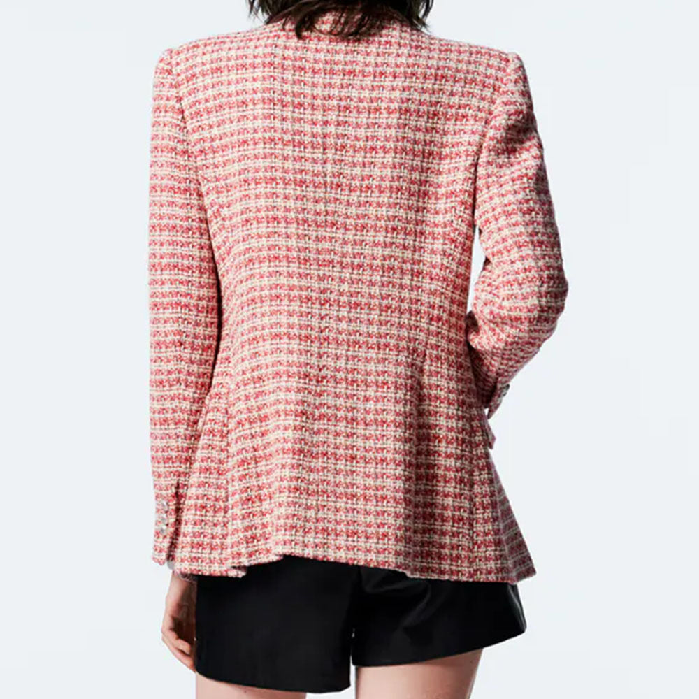 Women Double-Breasted Blazer